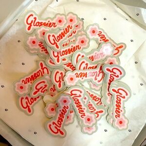 Lot of Glossier Spring 2024 stickers 5/$25